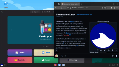 Screenshot of Ultramarine Flagship in light mode